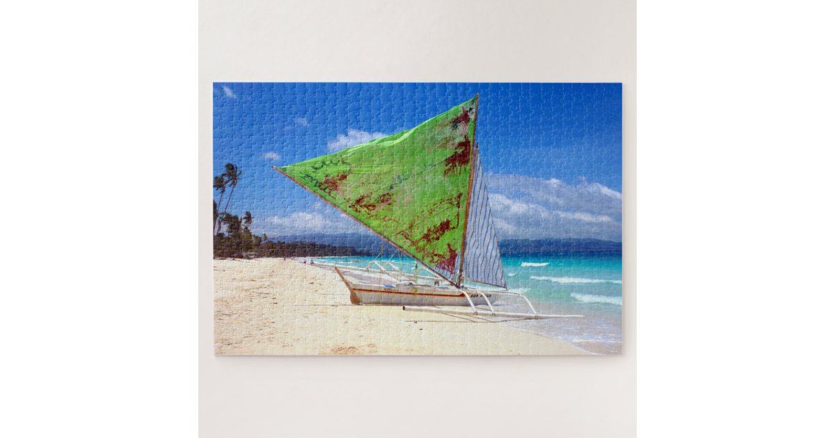 Philippines Boracay 1000 Piece Jigsaw Puzzle - Wooden Souvenir Puzzle