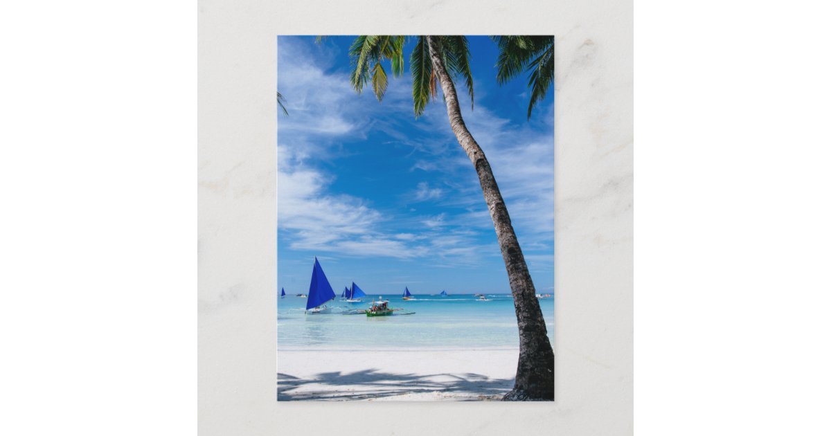 White Beach | Boracay, Philippines Postcard | Zazzle