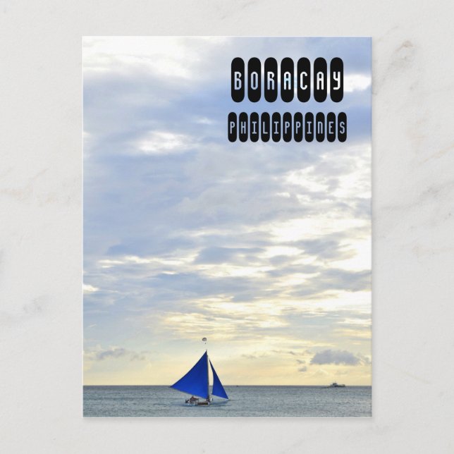 White Beach Boracay Postcard (Front)
