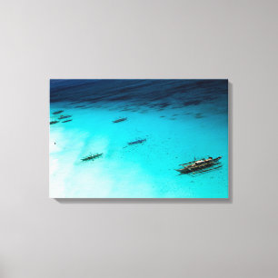 White Beach Canvas Print