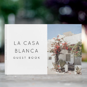 Custom Rental Guest Book - Summer Vacation House Book – WoodPresentStudio