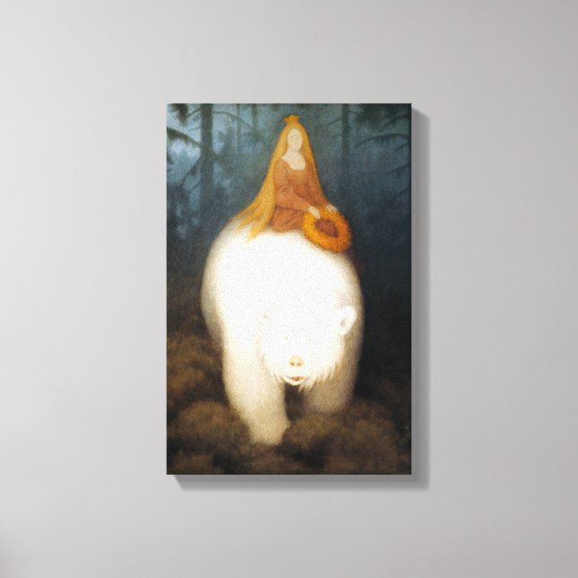 White Bear King Valemon Canvas Print (Front)