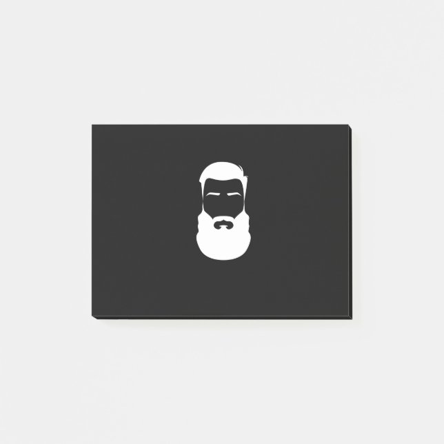 White Beard Post-it® Notes (Front)