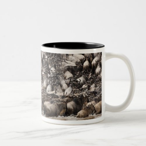 White_bearded Wildebeest or Gnu Connochaetes Two_Tone Coffee Mug