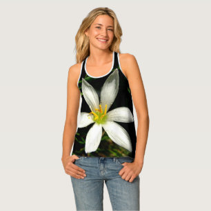 White Beauty Women's Racerback Tank Top