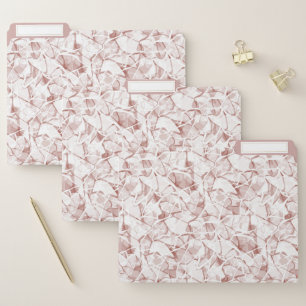 white beige abstract fashionable modern pattern file folder