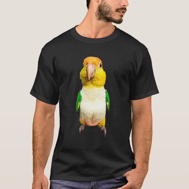 White Bellied Caique Parrot546 T-Shirt (Front)