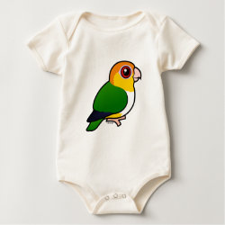 Birdorable White-bellied Parrot Infant Organic Creeper
