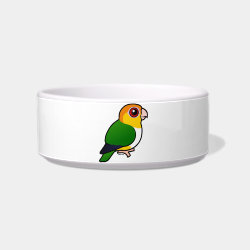 Birdorable White-bellied Parrot Cat Food Bowl