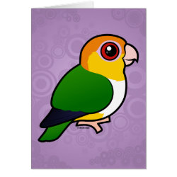 Birdorable White-bellied Parrot Greeting Card