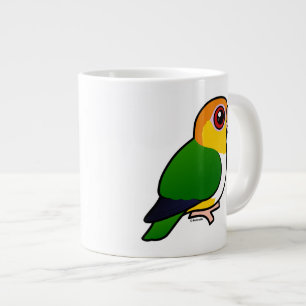 White-bellied Parrot Large Coffee Mug