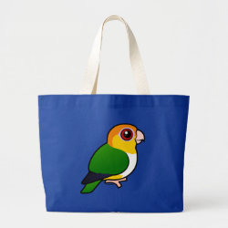 Birdorable White-bellied Parrot Jumbo Tote Bag