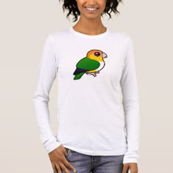 Birdorable White-bellied Parrot Women's Basic Long Sleeve T-Shirt