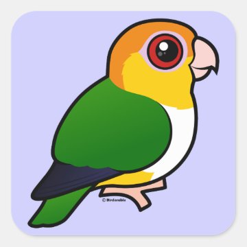 Birdorable Square Stickers with Cute Cartoon Birds