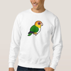 Birdorable White-bellied Parrot Men's Basic Sweatshirt