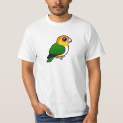 Birdorable White-bellied Parrot Men's Crew Value T-Shirt
