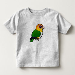 Birdorable White-bellied Parrot Toddler Fine Jersey T-Shirt