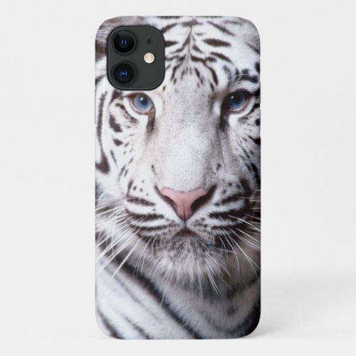White Bengal Tiger Photography iPhone 11 Case
