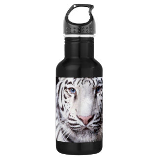 White Bengal Tiger Photography Stainless Steel Water Bottle
