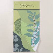 White Berries Mixed Greens Color Blocks Modern 