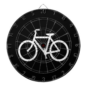 White Bike Route Dart Board