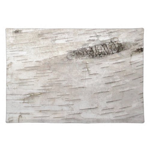 White Birch Bark Placemat