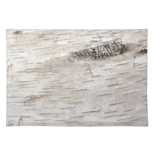 White Birch Bark Placemat (Front)