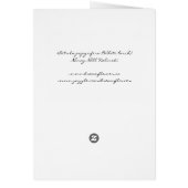 White birch (Betula papyrifera) card (Back)