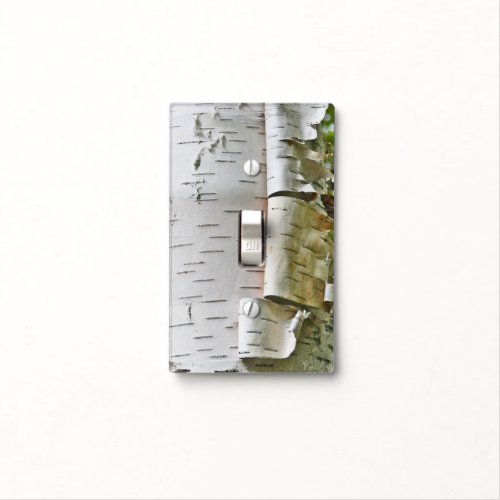 WHITE BIRCHLIGHT SWITCH COVER