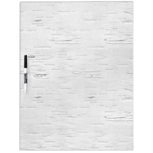 White Birch Tree Texture Dry Erase Board