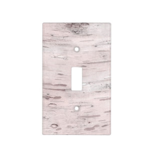 White Birch Tree Wood Rustic Barn Light Switch Cover