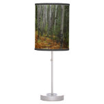White Birch Trees and Fall Ferns at Rocky Mountain Table Lamp