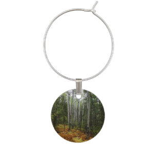 White Birch Trees and Fall Ferns at Rocky Mountain Wine Charm