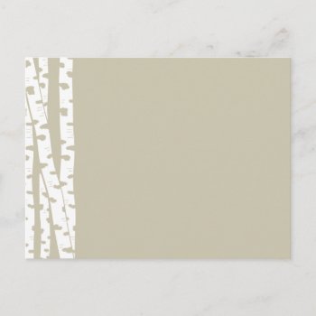 White Birch Trees Postcard by businesstops at Zazzle