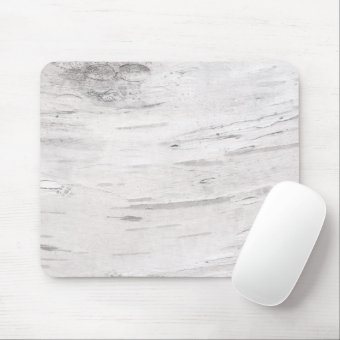 White Birch Wood Rustic Country Farmhouse Barn Mouse Pad | Zazzle