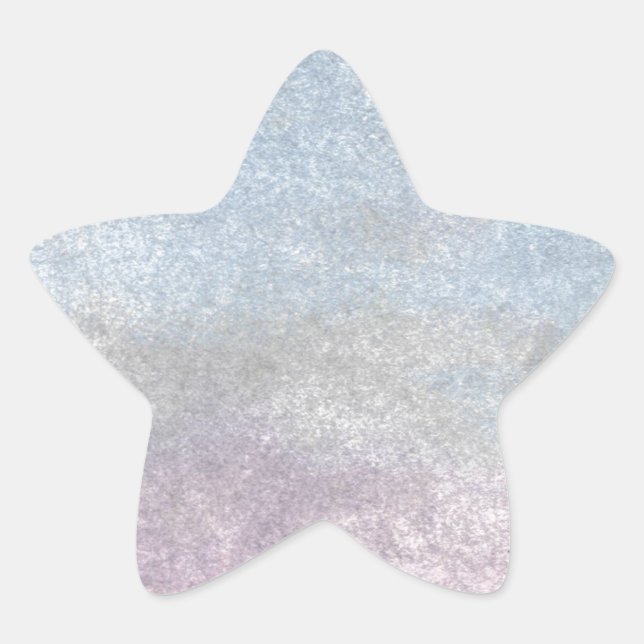 White Bird at beach sunset Star Sticker (Front)