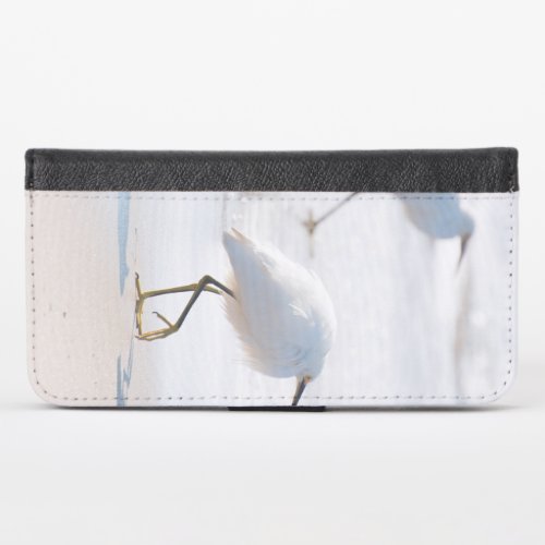 white bird iPhone XS wallet case