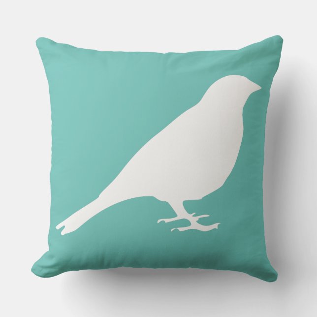 White Bird Pillow (Front)