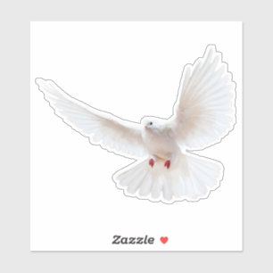 White Bird Sticker