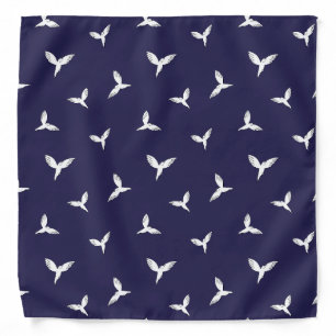 White birds. bandana