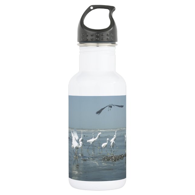 White birds featehres hakuna matata.JPG Water Bottle (Front)