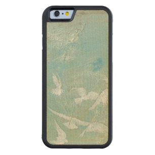 White Birds Flying Through Blue Sky Carved Maple iPhone 6 Bumper Case