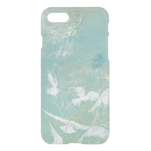 White Birds Flying Through Blue Sky iPhone SE/8/7 Case