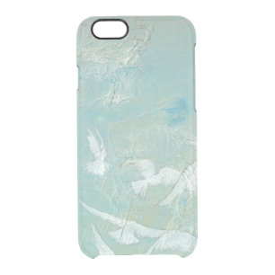 White Birds Flying Through Blue Sky Clear iPhone 6/6S Case