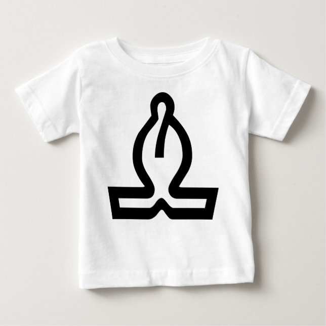White Bishop Baby T-Shirt (Front)