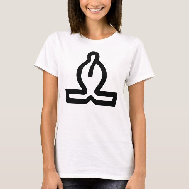 White Bishop T-Shirt (Front)