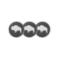White Bison Silhouette Wild Animal