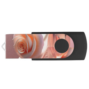 White Black 8GB USB Flash Drive