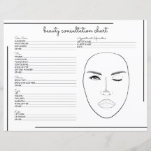 White Black Border Script Logo Beauty Consultation
