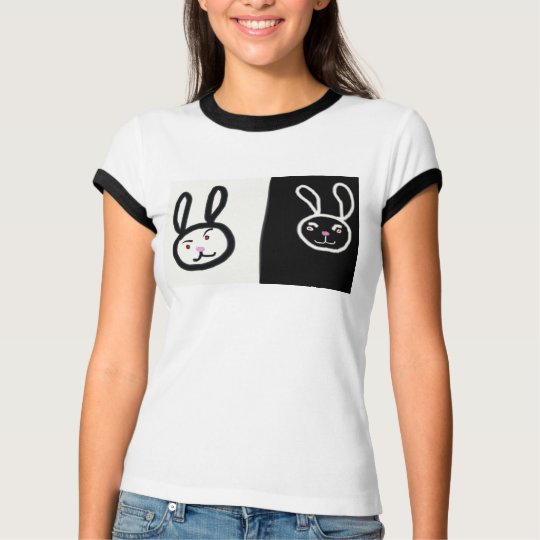 White Black bunnies T-Shirt